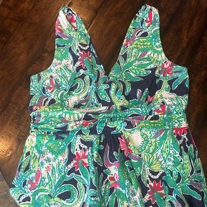Lilly Pulitzer maxi dress size xl, tag cut